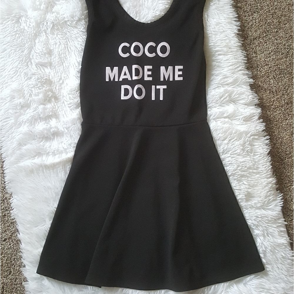 TT Edge Dress Coco‎ Made Me Do It Black Sleeveless Short Women’s Size Small